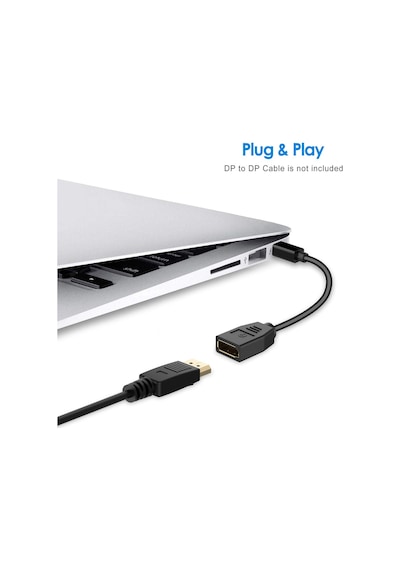 Minidisplayport Erkek To Displayport Dişi Çevirici 4K Kablo