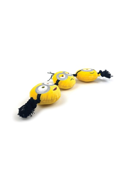 Happy Pet Minions 3-head Rope Tug Lisanslı İpli Köpek Oyuncağı