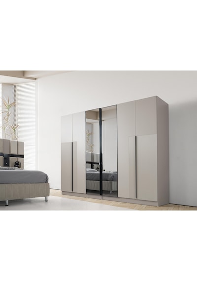 Ren 6 Kapaklı Gardırop %100 Mdf