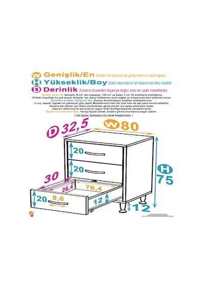 Eliusta Seçer 3 Çekmeceli 80 Cm Banyo Ve Mutfak Dolabı Beyaz 80x75x32,5 Cm Çok Amaçlı Organizer Dolap Beyaz Eliusta Seçer 3 Çekmeceli 80 Cm Banyo Ve Mutfak Dolabı Beyaz 80x75x32,5 Cm Çok Amaçlı Organizer Dolap Beyaz