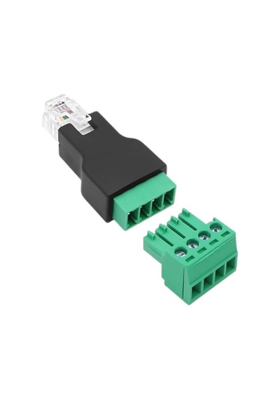 Rj11 6p4c To 4 Pinli Vidalı Klemens Dönüştürücü Adaptör