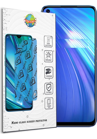 Realme 6 Nano Ekran Koruyucu Kırılmaz Esnek Cam