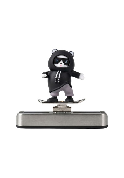 Araç İçi Numaratör Siyah Panda Figürlü Park Telefon Numarası Gizlenebilir