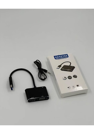 Periboia Usb Hdmi+vga+aux Çevirici Zr702