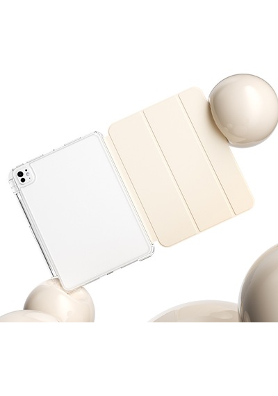 Apple Uyumlu   iPad  Air 13 2024 Kılıf Magnetik Ayrılabilen Airbagli Zore Sliding Tablet Kılıfı