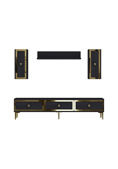 Tvr1816ag - Pega Tvr180 Ünitesi Takım Antrasit - Gold 180cm