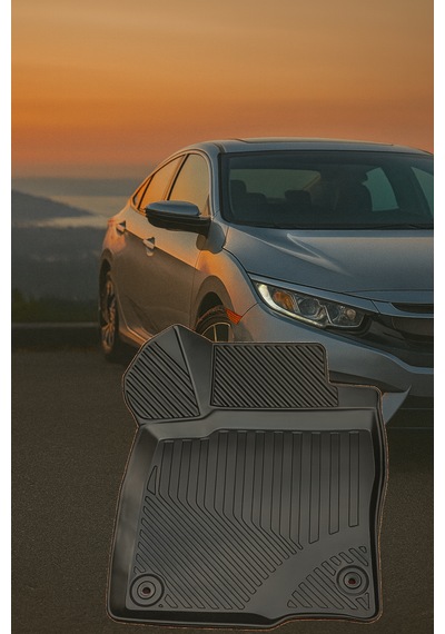 Honda Civic 2016+ Fc5 Uyumlu 3d Oto Paspas Premium
