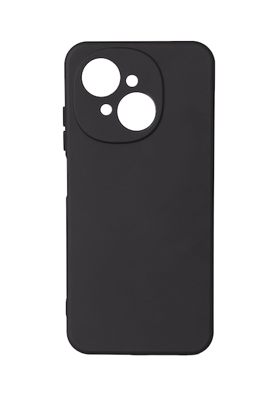 Noktaks - Tecno Spark Go 1 2025 Uyumlu Kılıf Mat Esnek Biye Silikon Kapak - Siyah - T39073