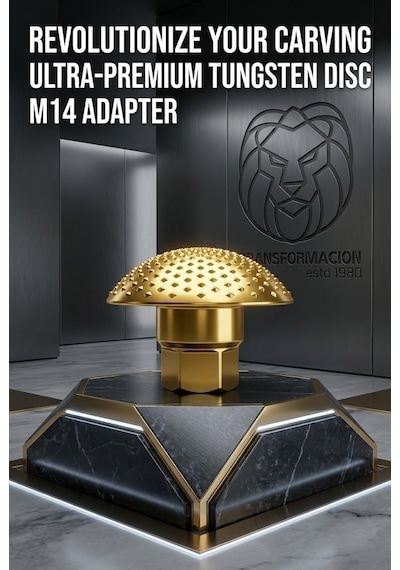 Tungsten Ahşap Oyma Ve Şekillendirme Diski 50mm Avuç Taşlama Törpüsü + M14 Aparat 723602