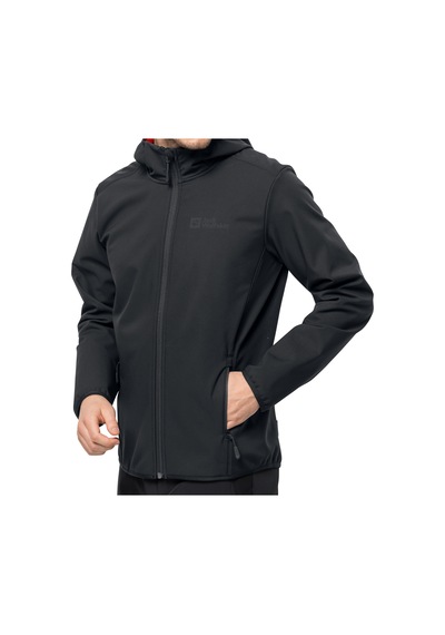 Jack Wolfskin 1307471-6350 Bornberg Hoody Erkek Ceket Siyah