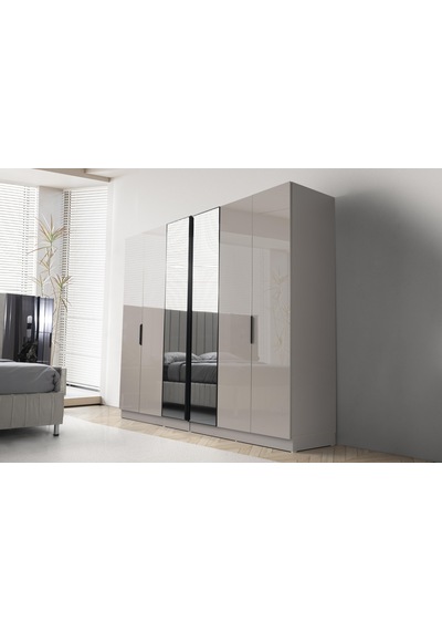 Nil %100 Mdf 6 Kapaklı Gardırop