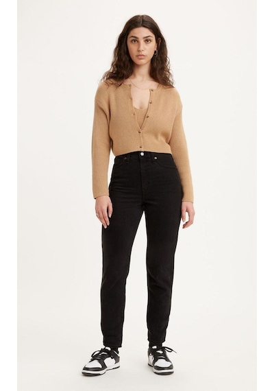 Levi's High Waist Mom Jean Tk Flash Black Kadın Jeans A7745-0007-2658 Siyah