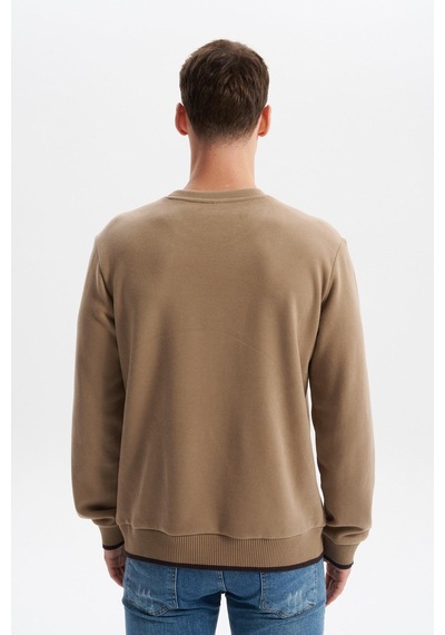 AR-MA Arma Erkek Regular Fit Selanik Sweatshirt Kazak Karbon Fırçalı, Bisiklet Yaka, Pamuk Polyester, Süs Etiketli K30124697802 Füme - Gri AR-MA Arma Erkek Regular Fit Selanik Sweatshirt Kazak Karbon Fırçalı, Bisiklet Yaka, Pamuk Polyester, Süs Etiketli K30124697802 Füme - Gri