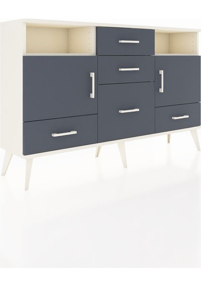 Arges Konsol 4 Raflı 5 Çekmeceli 2 Kapaklı 132x30x83 Aytaşı-antrasit/antrasit Antrasit/antrasit Arges Konsol 4 Raflı 5 Çekmeceli 2 Kapaklı 132x30x83 Aytaşı-antrasit/antrasit Antrasit/antrasit
