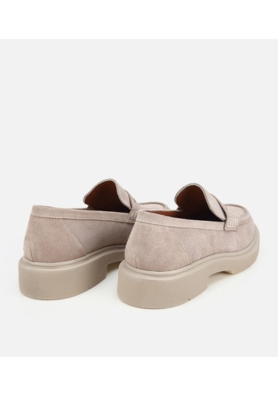 Hotiç Erkek Süet Deri Bej Kalın Tabanlı Günlük Loafer 02ayh319370a260 02ayh319370a260