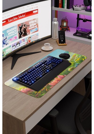 Miyazaki Anime V3 - 70x30 Xl Gaming Kauçuk Kaymaz Taban Mouse Pad Fare Altlığı
