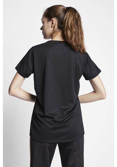 LESCON Siyah Kadın Kısa Kollu T-Shirt 23S-2204-23B Siyah