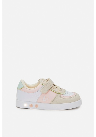 Vicco Sam Işıklı Kız Bebek Pudra Sneaker Pudra