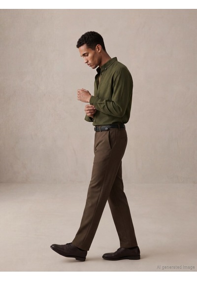 Lcw Vision Haki Regular Fit Oxford Erkek Gömlek