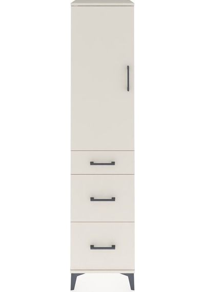 Hyperion Dolap Tek Raflı 3 Çekmeceli Tek Askılı 44x44x195 Aytaşı-aytaşı Aytası