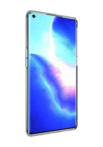 Oppo Uyumlu Reno 5 Pro 5G Kılıf Zore Süper Silikon Kapak-Renksiz