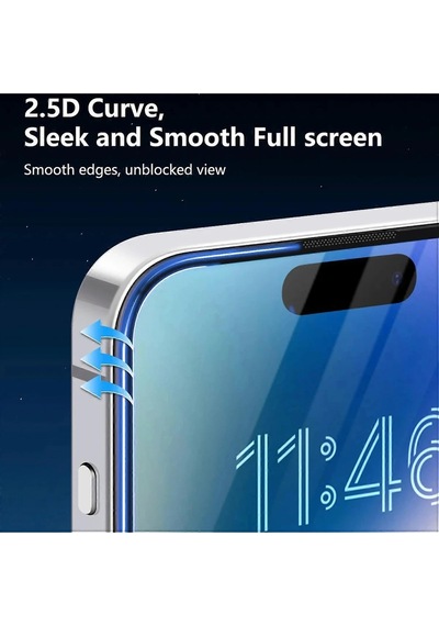 Joyroom Apple iPhone Uyumlu  17 Pro Privacy Cam Ekran Koruyucu