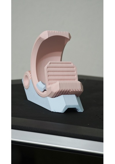 Morfem3d Pembe - Mavi Ayarlanabilir Cep Telefonu Standı Masaüstü Telefon Tutucu