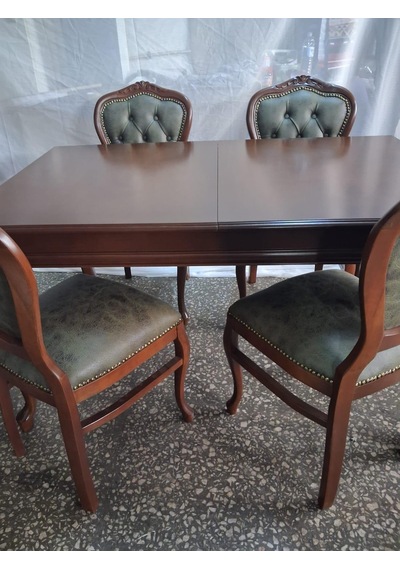 Masa Sandalye 90615 Klasik Model Kayın Aslan Ayak Oymalı Ceviz Orta Açılır Masa Kahverengi Masa Sandalye 90615 Klasik Model Kayın Aslan Ayak Oymalı Ceviz Orta Açılır Masa Kahverengi