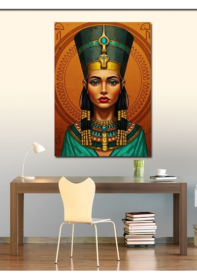 Kanvas Tablo Kraliçe Nefertiti Portresi 70cmx100cm
