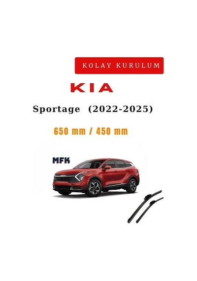 Kia Sportage 2022-2025 Araca Özel Silecek Ön İki