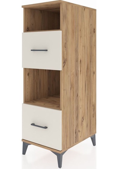 Kronos Dolap 2 Raflı 2 Çekmeceli 44x59x134 Çam-aytaşı Atlas Çam