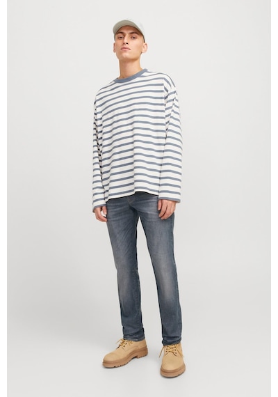 Jack & Jones Jjıglenn Erkek Slim Fit Jean Pantolon Jjıcon Jj 619 Noos Gri
