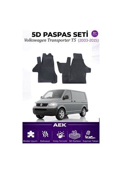 Volkswagen Transporter T5 2003-2009 Araca Özel Havuzlu "karbon" P
