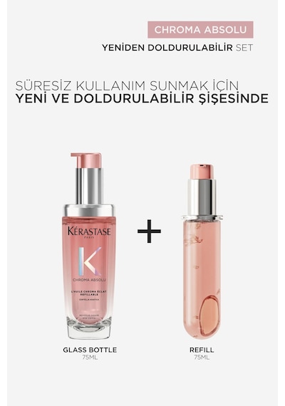 Kerastase Absolu L'huile Chroma Eclat Boyalı Saçlar için Bakım Yağı 75 ML