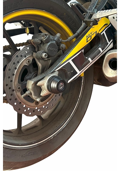 Nk Motors Yamaha Mt-07 2014-2024 Uyumlu Ön Arka Aks Koruma Takoz Seti