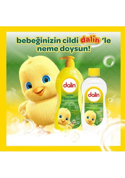 Dalin Dalin Nem Ve Koruma Bebek Şampuanı 700ML, Bebek Yağı