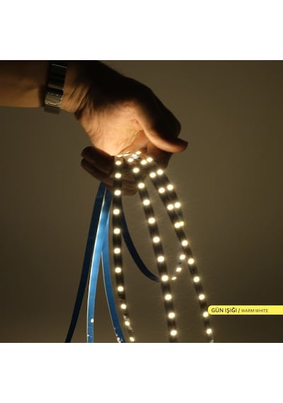 ACK Şerit LED 60 Led'li 3000K Günışığı 7W 5 Metre AS01-00800