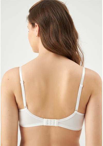 Eros Ekru Ersk111 Daısy Kulaklı Yarı Push-up Tek Sütyen