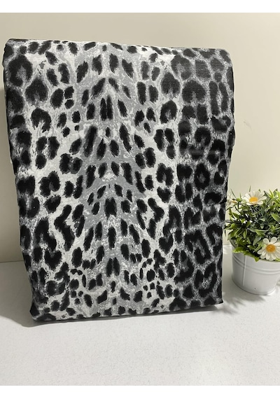 Asev Home Ütü Masası Kılıfı Keçeli İpli Stoperli Büyük Boy 55x140 Cm Gray Leopar Diğer