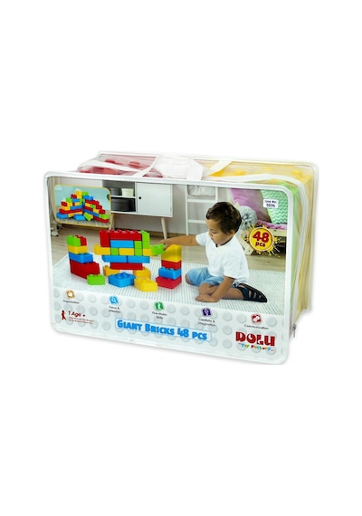 Eğitici Büyük Tuğla Bloklar 48 Parça Dolu 5034