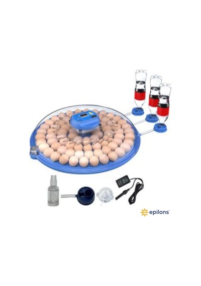 Tam Otomatik Kuluçka Makinesi 80-240 Yumurta Kapasiteli Çift Viyollü 220v Bx-316171