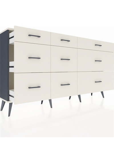 Arges Konsol 9 Çekmeceli 176x30x99 Antrasit-aytaşı Aytası - Antrasıt Arges Konsol 9 Çekmeceli 176x30x99 Antrasit-aytaşı Aytası - Antrasıt