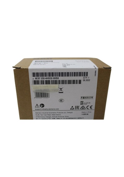 6es7232-4hb32-0xb0, 6es7 232-4hb32-0xb0 Sımatıc S7-1200, Analog Output, Sm 1232, 2 Ao Ürt.garantisi