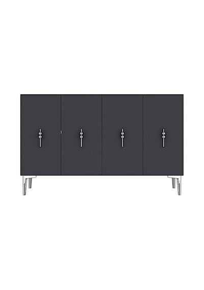 Ka1217as Salkım Konsol Ve Tv Sehpası Antrasit-silver 120cm