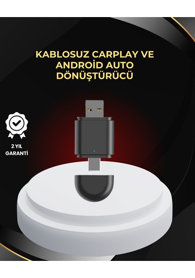 Kablosuz Carplay Ve Android Auto Dönüştürücü Usb-a & Type-c Girişli Akıllı Adaptör Mh-hs4044-2341