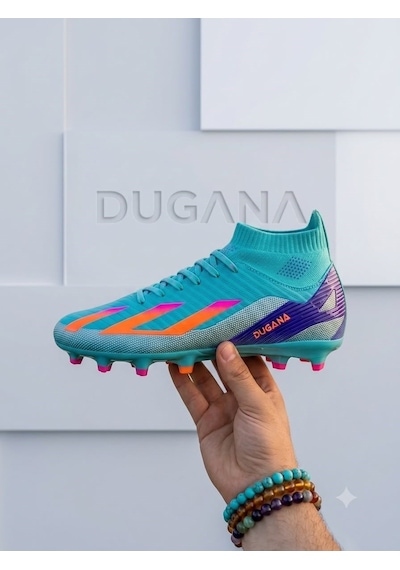 Mugesporgiyim Dugana 34 Erkek Futbol Halı Saha Kramponu Mavi 