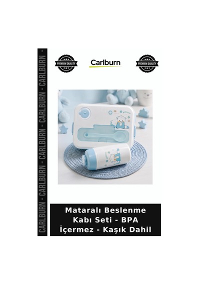 Özel Üretim Matara Okul Çocuk Kaşıklı Mataralı Beslenme Kabı Seti - Bpa İçermez - Kaşık Dahil Diğer
