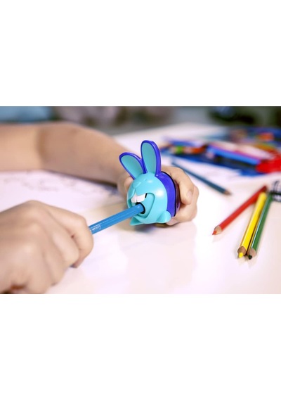 Maped Croc Innovation 1 Delikli Kalemtıraş - Hareket Halindeyken Bileme - Verimli, Keskin Kaplama - Eşsiz Tavşan Tas