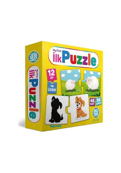 12-36 Ay Eğitici Puzzle Set (2 ve 3 Parçalı)
