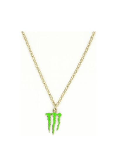 Yeşil Monster Logo Unisex Kolye k Ve Modern Tasarım Çok renkli